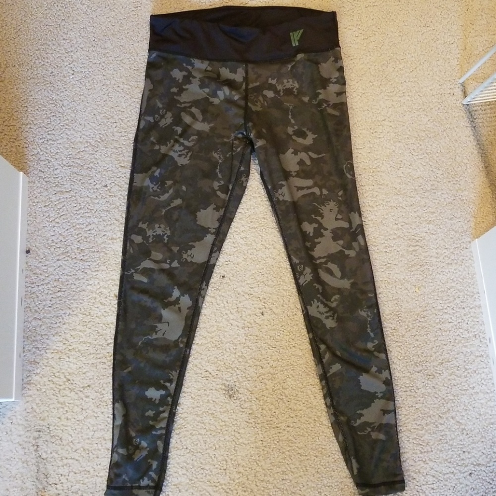 Cat Camoflauge Workout Bottoms
